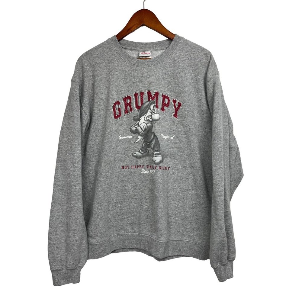 VINTAGE THE DISNEY STORE GRUMPY SWEATSHIRT SIZE L